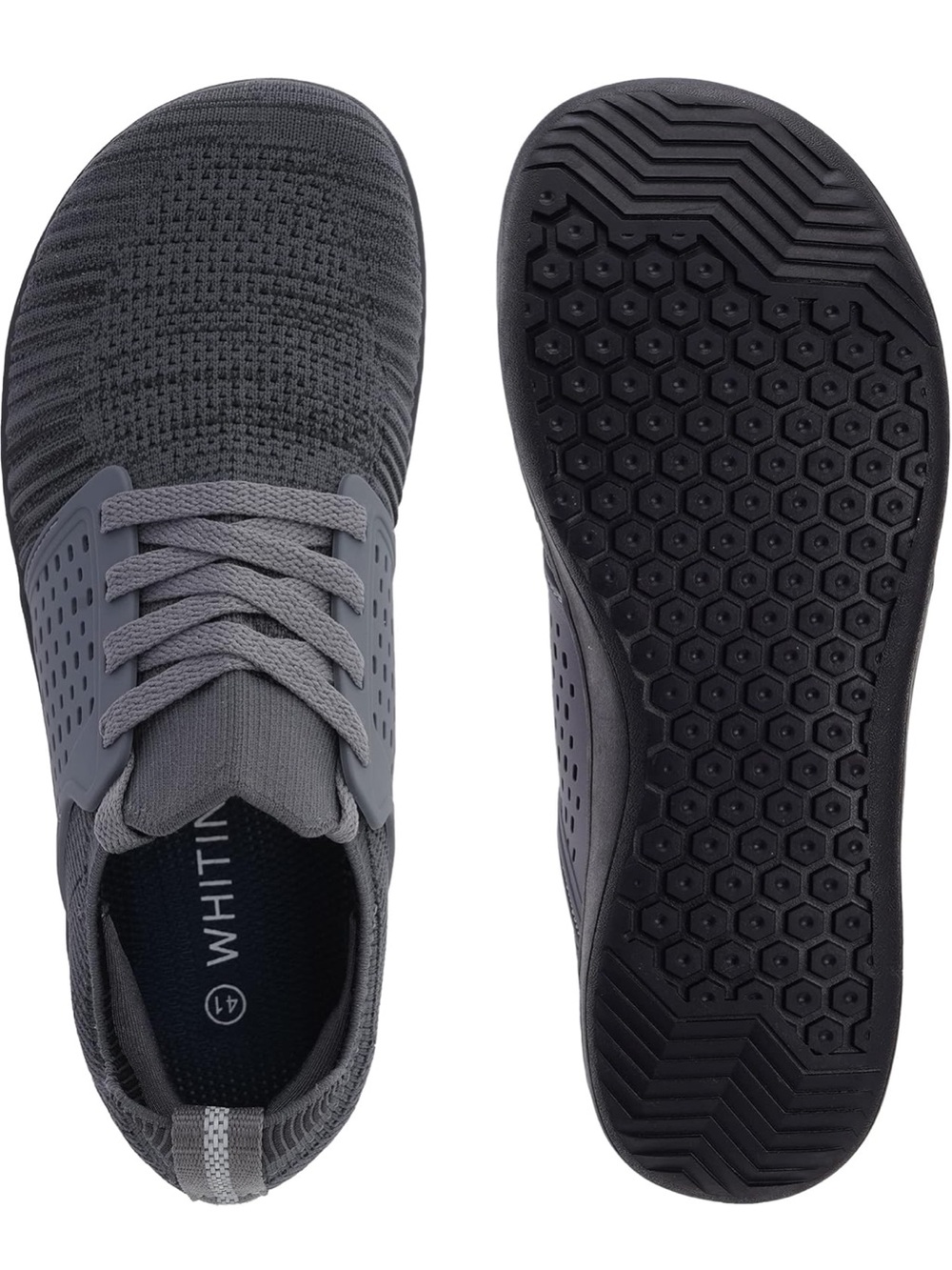 WHITIN Women's Wide Minimalist Barefoot Shoes | Zero Drop Sole - Lightly Used